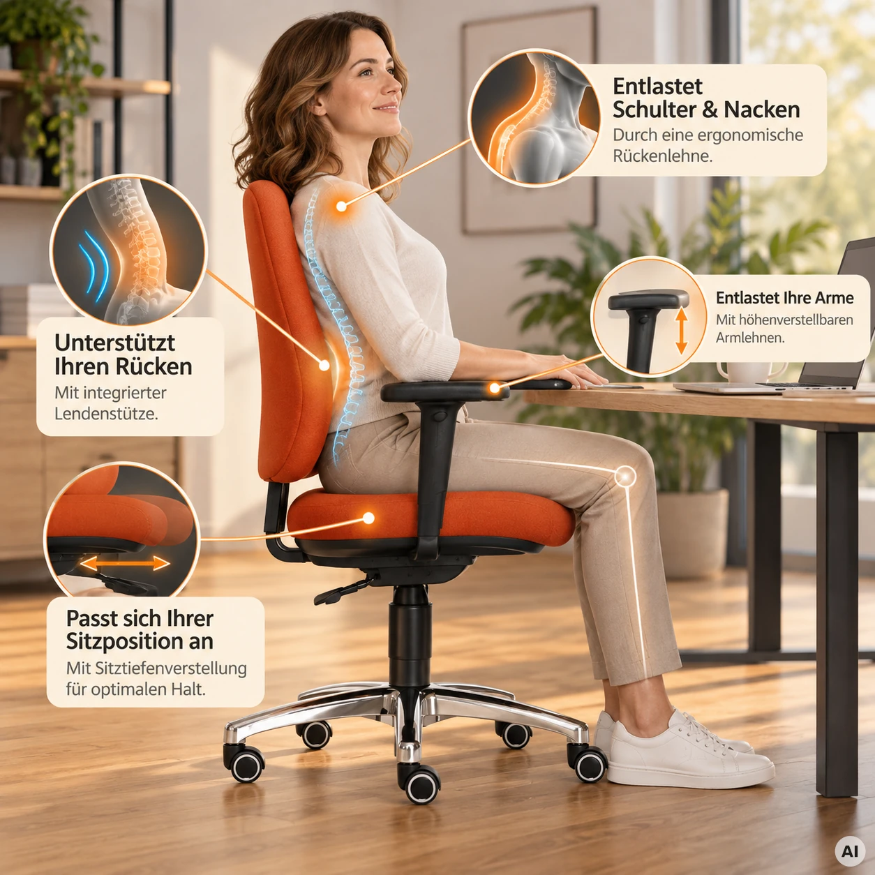 Business Taxus - Bürostuhl für den Arbeitsplatz